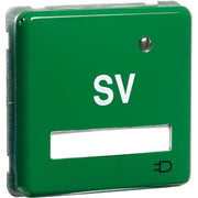 Peha - Schalter-/Steckdosenkombination Steckdose SCHUKO D80651142 KLED/4NASV KD, LED, SV, grün