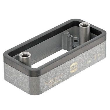 Harting - Modulträgerrahmen für Industriesteckverbinder Andockrahmen, Edelstahl, B 09300161710 augröße: 16 B