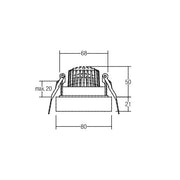 Brumberg Leuchten - Downlight/Strahler/Flutlicht NV-Einbaustrahler 12VGX5,3 20026170