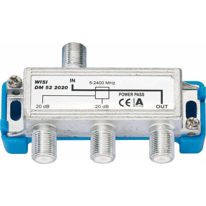Wisi - Abzweiger und Verteiler Abzweiger 2f. DM52 2020 5-2400MHz, 20dB  − 1 Stück
