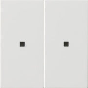 Gira - Abdeckung/Bedienelement für Installationsschalterprogramme Wippe 2f. 536903 S3000 unbedruckt rws