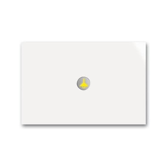 Busch-Jaeger - Bussystem-Tastsensor Bedienelement 1fach 6340-24G-101 studioweiß