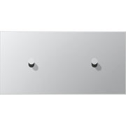 Jung - Abdeckung/Bedienelement für Installationsschalterprogramme Abdeckung mit Kipphebel AL 12-200 K 0 Kegel, 2fach, alu