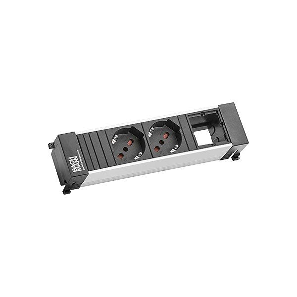 Bachmann - Mehrfachsteckdose Einbausteckdose 916.020 2xP40 1xCM pow