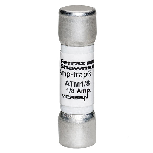 Mersen - Zylindrische Sicherung Sicherungseinsatz Midget ATM1/8 ATM 10x38 0,125A F − 10 Stück