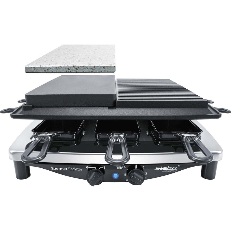 Steba - Raclette Gourmet-Raclette RC 4 plus deluxe chr Selection
