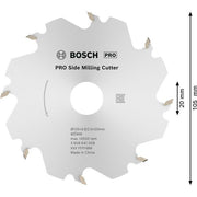 Bosch - Fräser PRO Scheibenfräser, 105 x 3608641008 20 x 4 mm, 8 Zähne