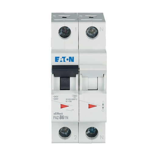 Eaton - Leitungsschutzschalter FAZ-B6/1N B 6A, 1p+N