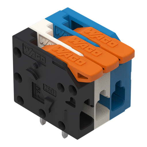 WAGO - Leiterplattenklemme 2601-1103/987-100 1,5mm²,mehrfarbig − 160 Stück