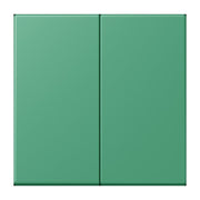 Jung - Abdeckung/Bedienelement für Installationsschalterprogramme Wippe 2fach LC 995 250 vert 59 (4320G)