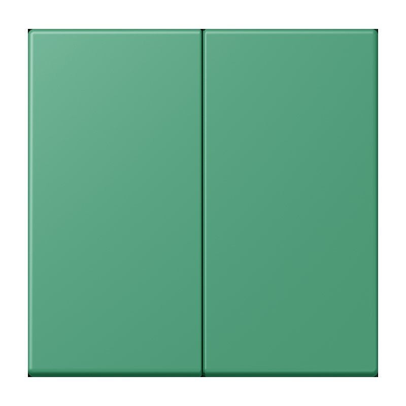 Jung - Abdeckung/Bedienelement für Installationsschalterprogramme Wippe 2fach LC 995 250 vert 59 (4320G)