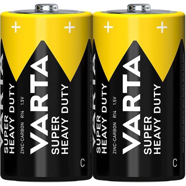 Varta Cons.Varta - Batterie Superlife C 2014 Fol.2 Baby,R14,Zink-Karbon − 12 Packung
