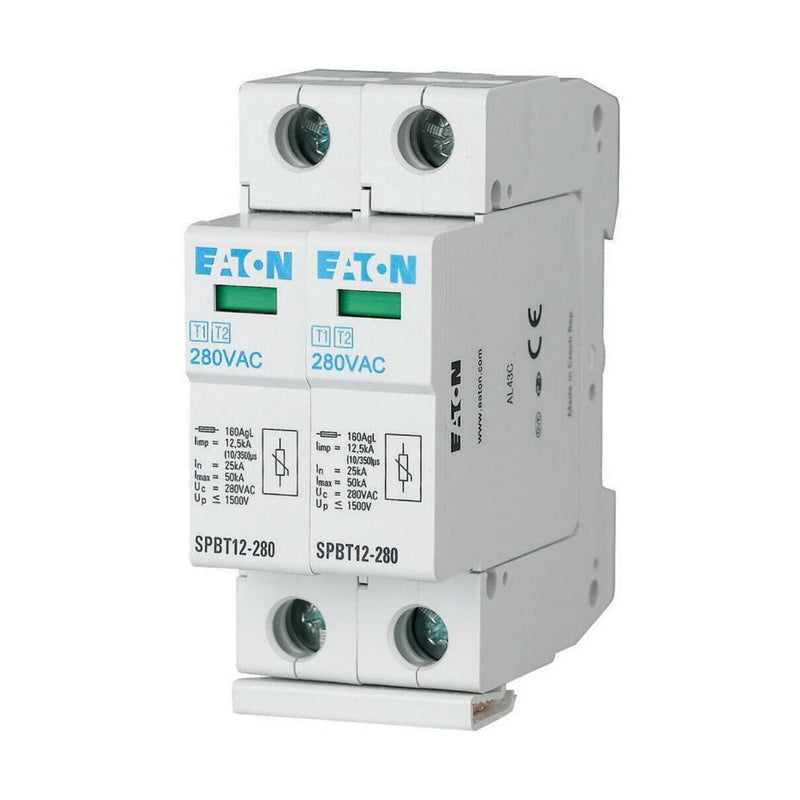 Eaton - Kombi-Ableiter für Energietechnik Überspannungsableiter-Set SPBT12-280/2 TN-S-Set, 2p