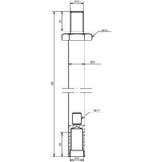 DEHN - Staberder/Tiefenerder Tiefenerder schraubbar TE 20 500 M16 STTZN St/tZnD20mmL500mmM16