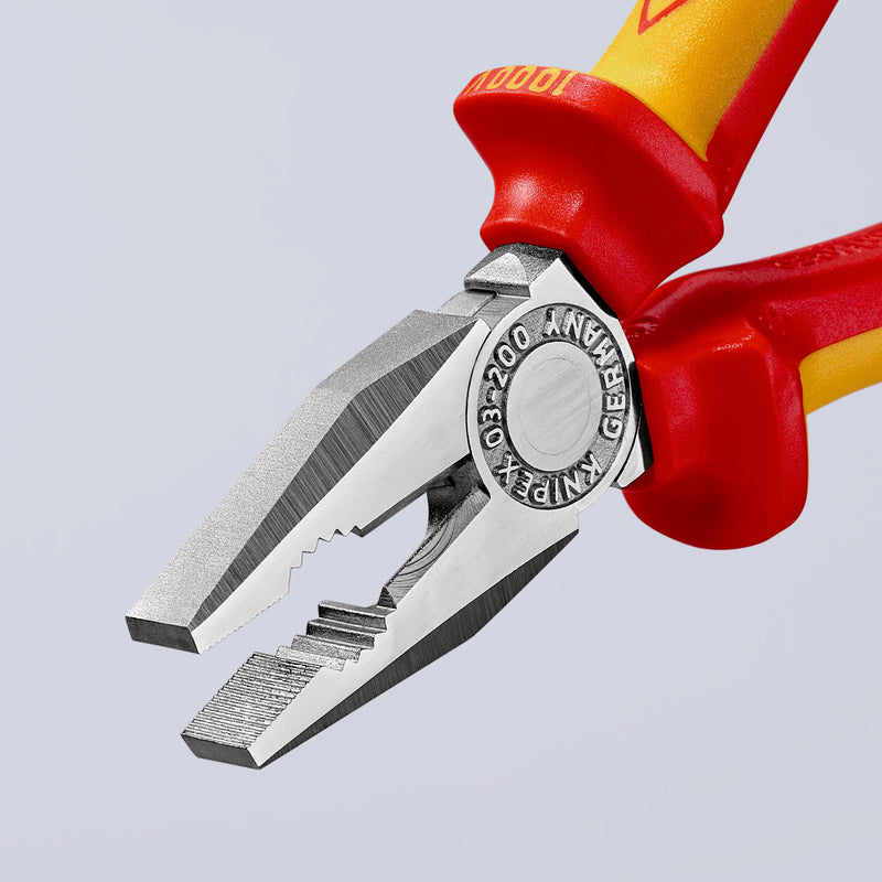 Knipex - Kombizange 03 06 200 verchromt, 200mm