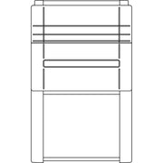 Elsta Mosdorfer - Sockel/Sockelelement (Schaltschrank) Eingrabsockel 10038355 S4 950/470 WP