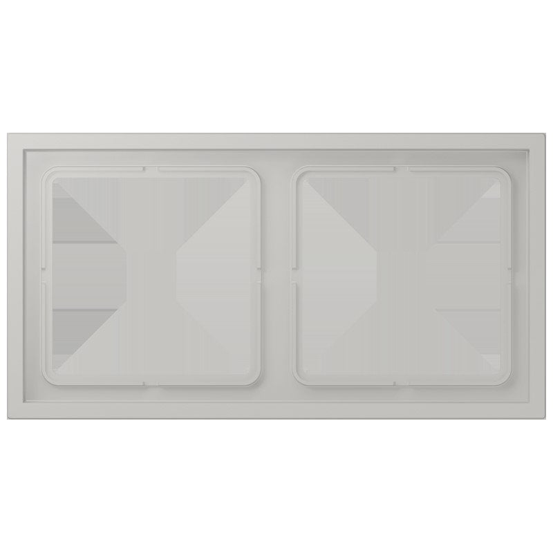 Jung - Abdeckrahmen Rahmen 2-fach LCZ 982 BF 205 gris clair 31
