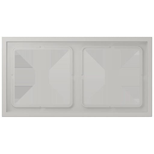 Jung - Abdeckrahmen Rahmen 2-fach LCZ 982 BF 205 gris clair 31