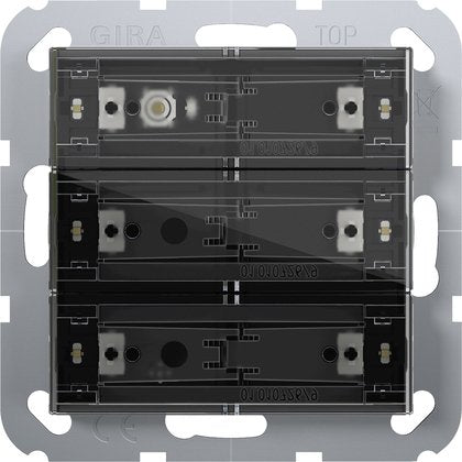 Gira - Bussystem-Tastsensor Tastsensor 4 Komfort 504300 3-fach KNX