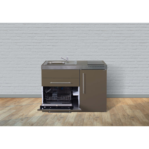 Stengel - Mini-Küche Miniküche Premiumline MPGSMM120KSGSGKFreBl Mokka metallic