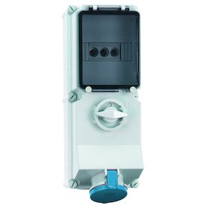 Bals Elektrotech - CEE-Steckdose abschaltbar, abgesichert (IEC 60309) Wandsteckdose abschaltbar 176 abgesichert 63A 4p