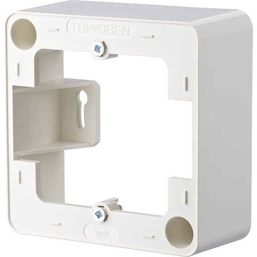 Metz Connect - Aufputzgehäuse für Unterputzgerät AP-Rahmen 130829-02-I 85x85, rws