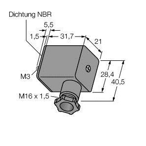 Turck - Ventilstecker (feldkonfektionierbar) Ventilstecker VC-BC21-0.220-K konfektionierbar