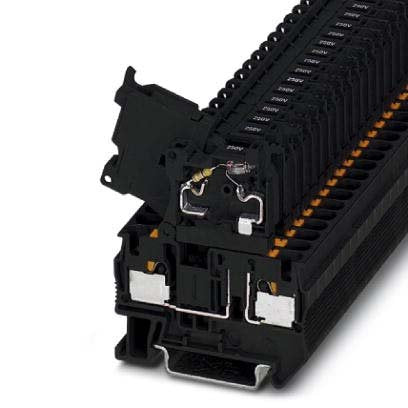 Phoenix Contact - Sicherungs-Reihenklemme Sicherungsreihenklemme PT 4-HESILA #3211908 − 50 Stück