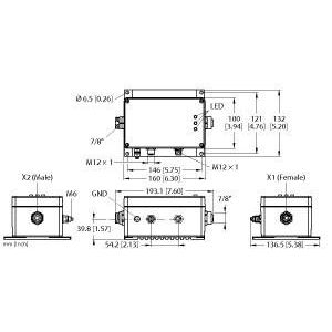 Turck - Gerät zur Überwachung von sicherheitsgerichteten Stromkreisen Schaltbox TBSB-L5-CS09 Abschalt. SpannungV2