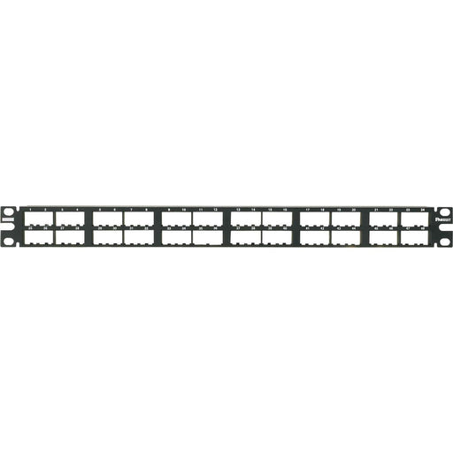 Panduit - Patchpanel Kupfer Patchpanel 48 Port CPP48HDWBLY Modular HD schwarz − 10 Stück