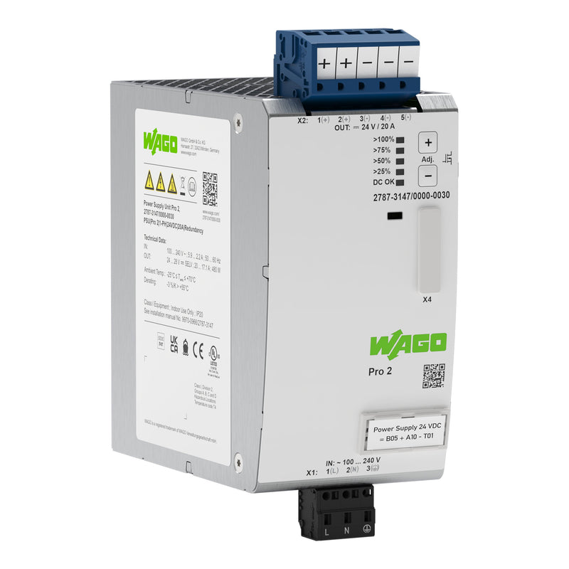 WAGO - Gleichstromversorgung Stromversorgung 2787-3147/000-030 Pro 2,1-phasig