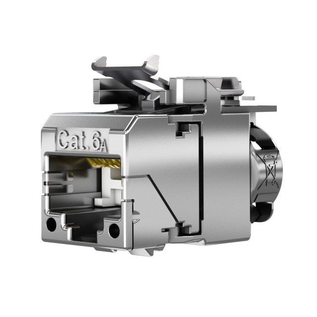 Telegärtner - Modularer Steckverbinder AMJ-SL Modul 100023209 Cat.6A, T568A − 1 Stück
