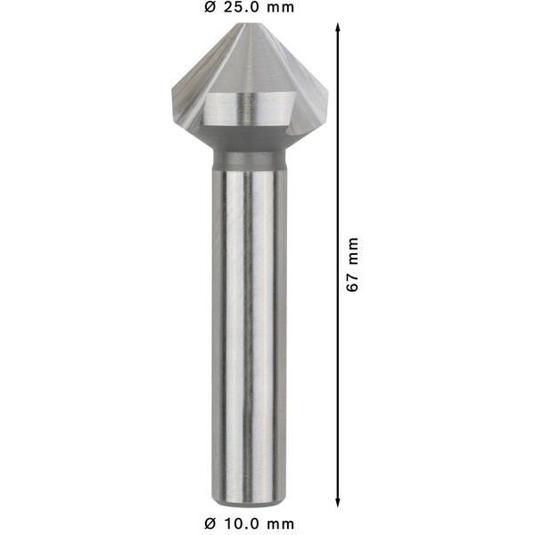 Bosch - Versenkbohrer PRO Soft Metal HSS 2608597510 Kegelsenker 25 x 67