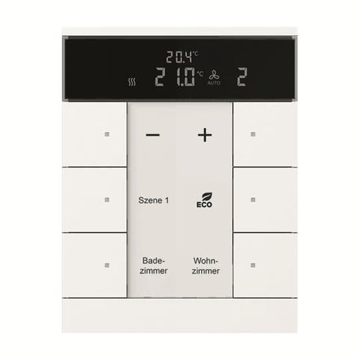 Busch-Jaeger - Bussystem-Raumtemperaturregler HVAC-Gerät SBR/U6.0.11-884 6fach, BE, studio/ws