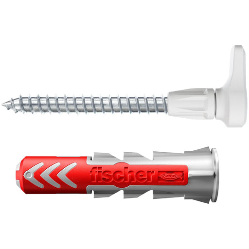 Fischer Deutschl - Allzweckdübel Haken EasyHook DuoPower 557916 6x30mm Angle K (6) − 5 Stück