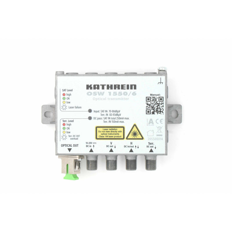 Kathrein - Signalwandler für Überwachungssystem Optischer Sender OSW 1550/6 1550nm,002350MHz