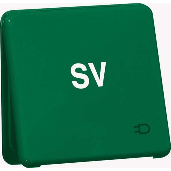 Peha - Schalter-/Steckdosenkombination Steckdose D 80.6611 K GRÜN SV