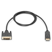 DIGITUS - Konfektioniertes A/V-Kabel DisplayPort Adapterkabel AK-340301-020-S 2m, sw