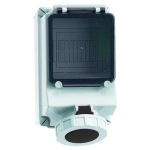 Bals Elektrotech - CEE-Steckdose abschaltbar, abgesichert (IEC 60309) Wandsteckdose abgesichert 15174 32A 4p 500V 7h IP67