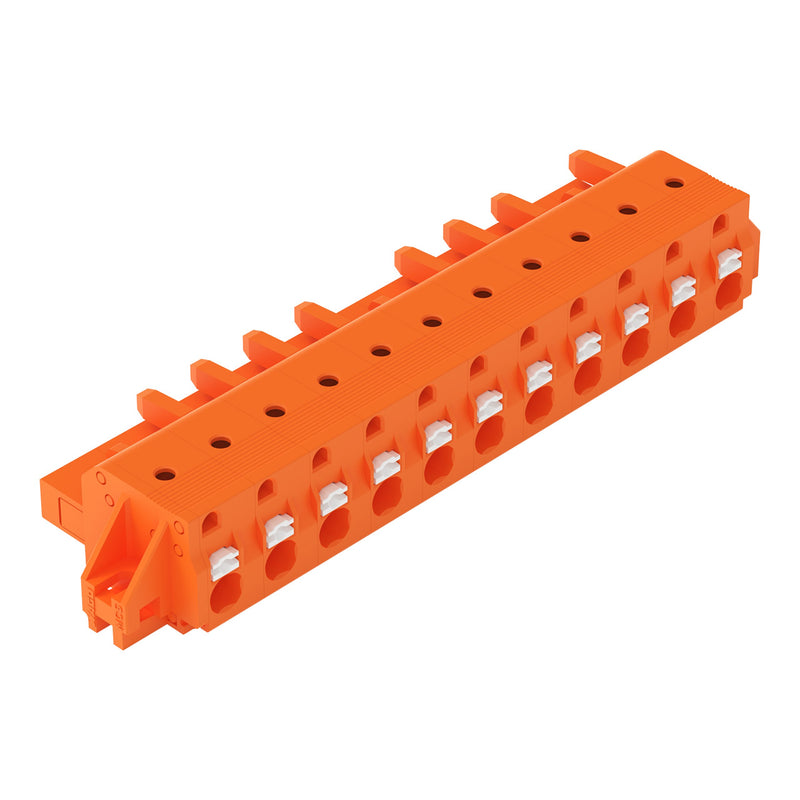 WAGO - Kabelsteckverbinder für Leiterplattensteckverbinder 1-Leiter-Federleiste 2231-711/031-000 Push-inCAGECLAMP,or − 10 Stück