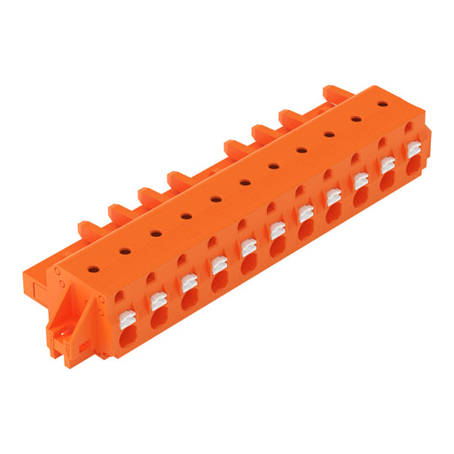 WAGO - Kabelsteckverbinder für Leiterplattensteckverbinder 1-Leiter-Federleiste 2231-711/031-000 Push-inCAGECLAMP,or − 10 Stück