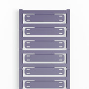 Weidmüller - Kabelmarkierungssystem Leitermarkierer SFX 11/60 MC NE VI 60x11mm,violett − 60 Stück