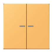 Jung - Abdeckung/Bedienelement für Installationsschalterprogramme Wippe mit Lichtleiter LC 102 KO5 254 ocre jaune clair