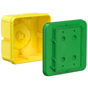 Kaiser - Dose, Gehäuse für Montage in der Wand/Decke Abzweigkasten 1295-02 128x128mm