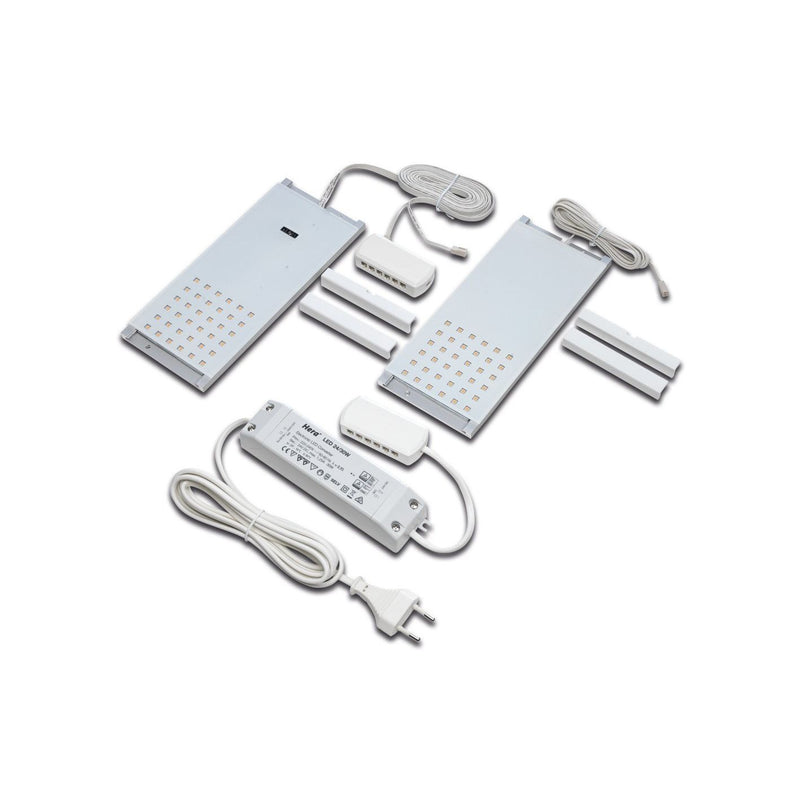 Hera - Decken-/Wandleuchte 2er-Set LED-Unterb.leuchte 61055120301 nw ws m.IR-Sch.  − 1 Stück