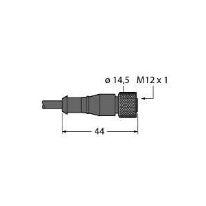 Turck - Lichttechnisches Zubehör/Ersatzteile für Leuchten Anschlusskabel MQDC2S-1215 Bildverarbeitung