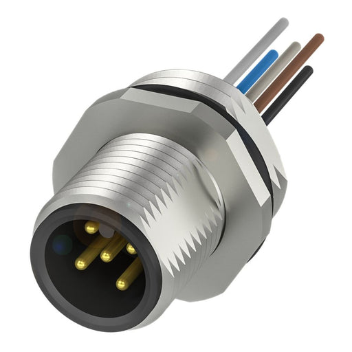 Balluff - Rundsteckverbinder, feldkonfektionierbar (Industriesteckverbinder) Flanschsteckverbinder BCC M455-000#BCC09K0 − 1 S
