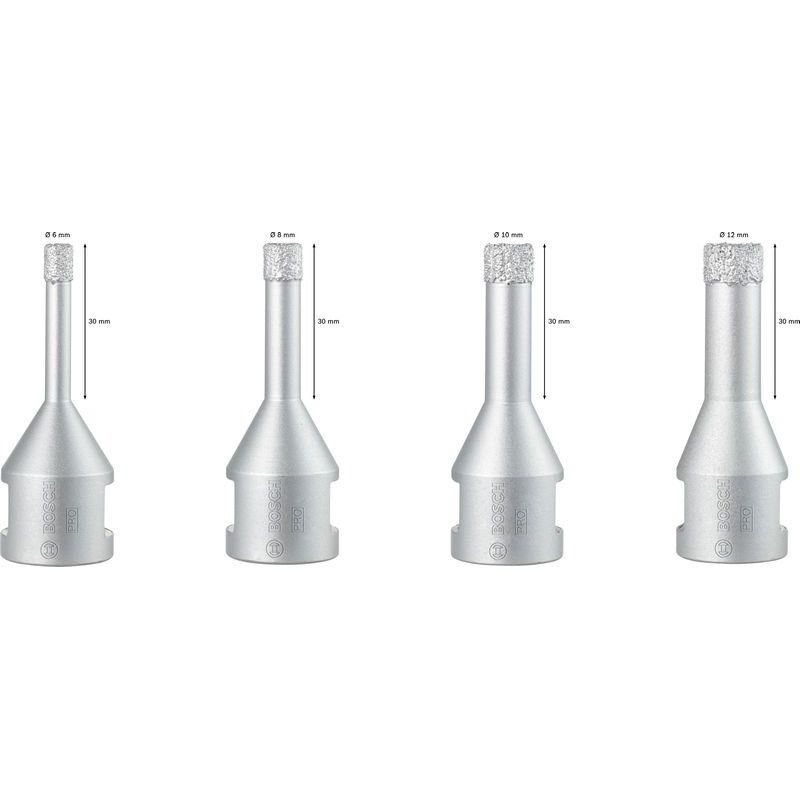 Bosch - Bohrkronenset PRO Ceramic dry M14 2607017579 Trockenbohrkronen-Se