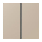 Jung - Abdeckung/Bedienelement für Installationsschalterprogramme Tastensatz 2fach LC 402 TSA 243