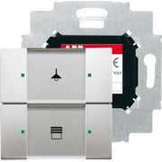 Busch-Jaeger - Bussystem-Tastsensor Bedienelement 2-fach 6126/01-866-500 edelstahl